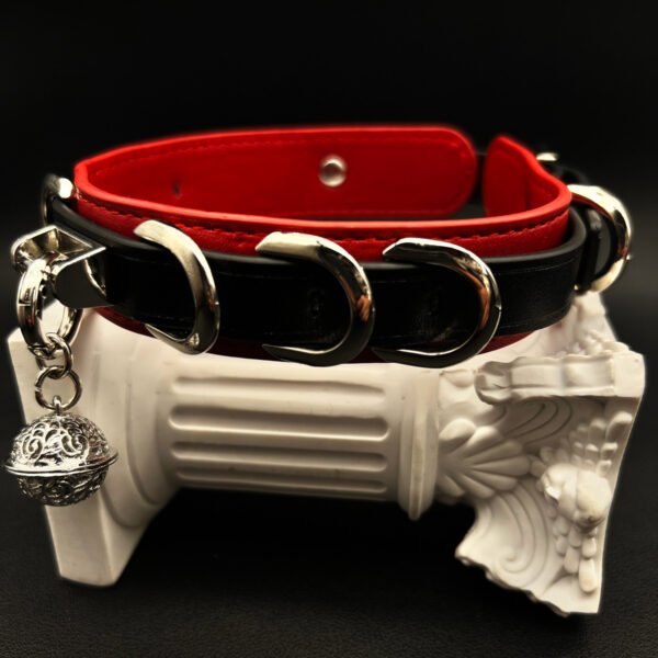 Handmade Custom Leather Choker for Desire - 图片 4