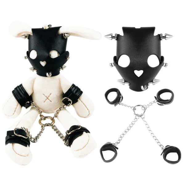 Couples Bondage Rabbit Key Necklace | BDSM Play Lock Pendant